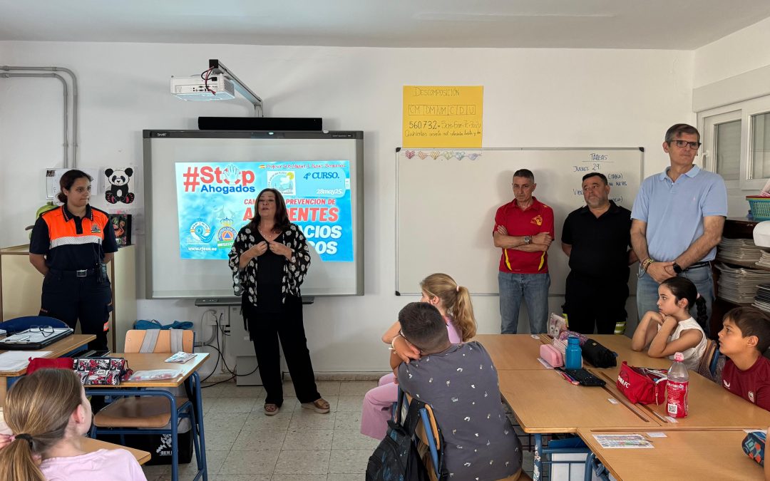 El ayuntamiento inicia la campaña «Stop-Ahogados» para prevenir accidentes en el agua este verano