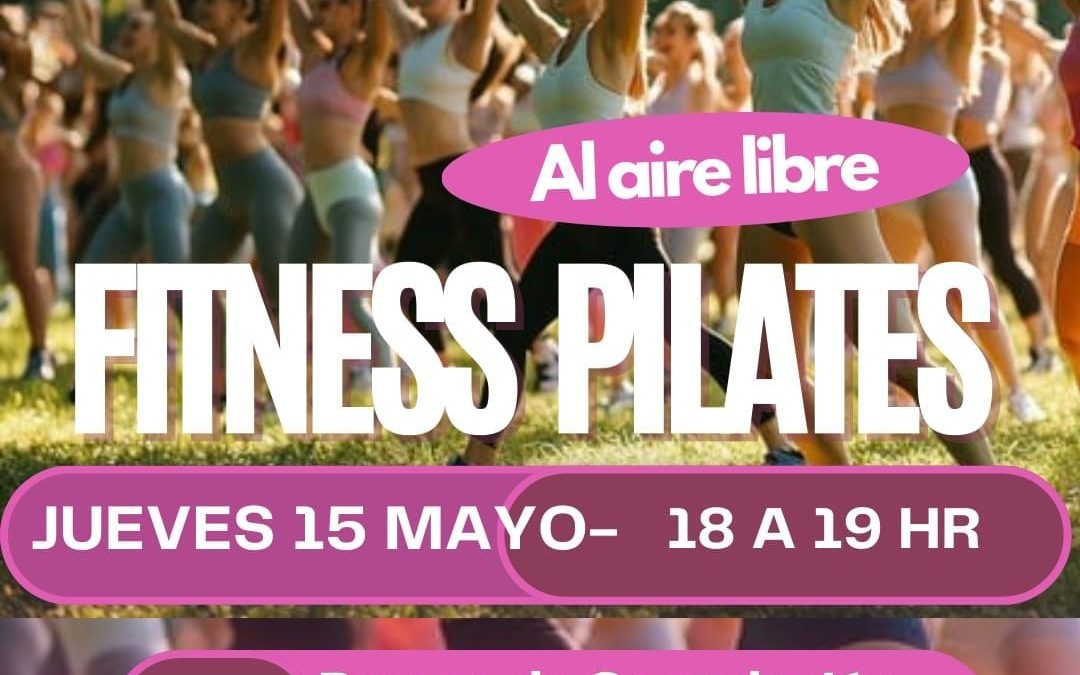 Jueves de pilates al aire libre organizado por la Asociación de afectados por Fibromialgia de Utrera