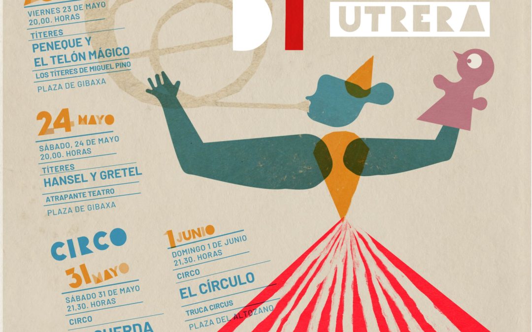 Del 23 de mayo al 1 de junio las plazas de Gibaxa y Altozano acogen espectáculos de títeres y circo