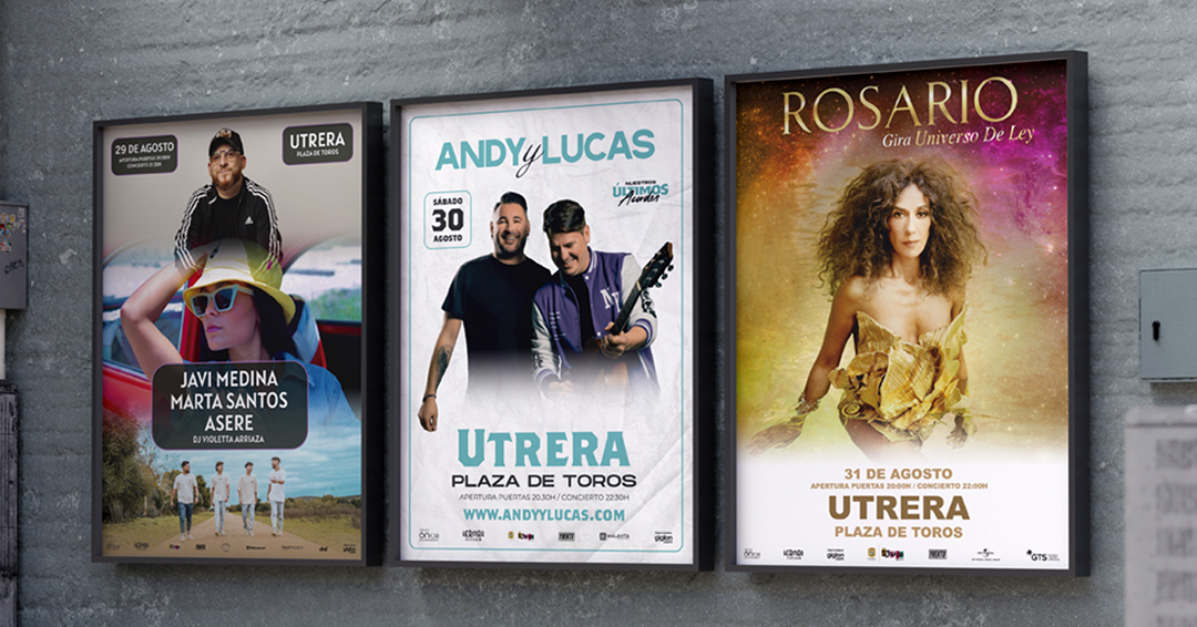 Andy&Lucas, Rosario, Javi Medina, Marta Santos, Asere y otros artistas conforman la preferia de Utrera en 2025
