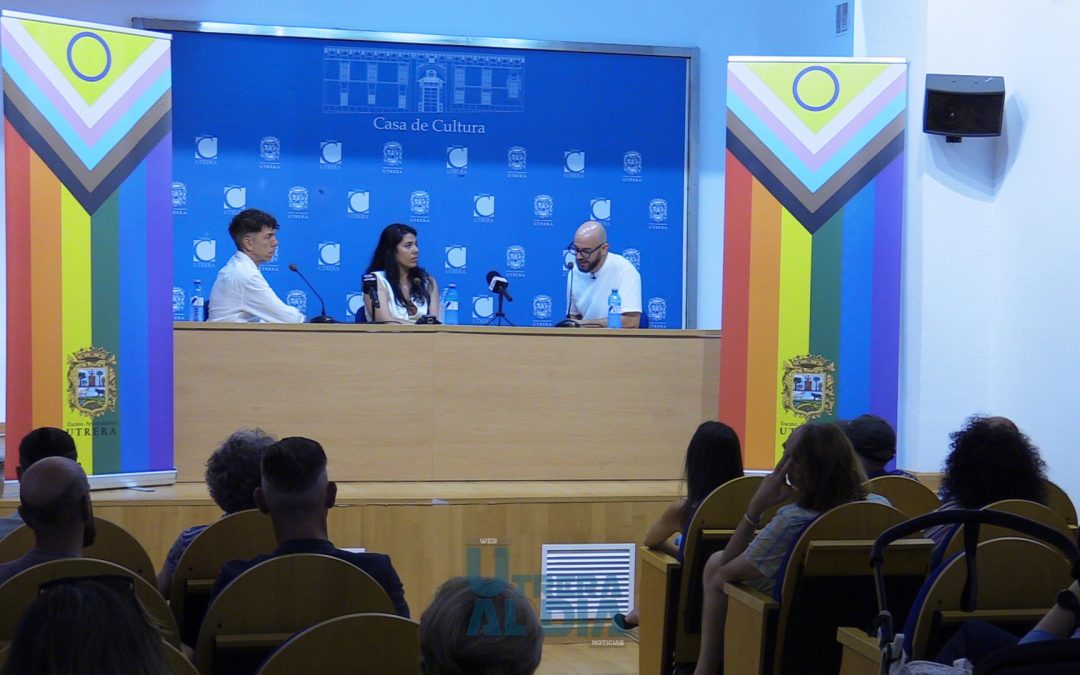 La actriz y humorista Patricia Galván y el diseñador utrerano Alejandro Postigo, protagonistas de la primera conferencia por el Día Internacional del Orgullo LGTBIQ+ [vídeo]