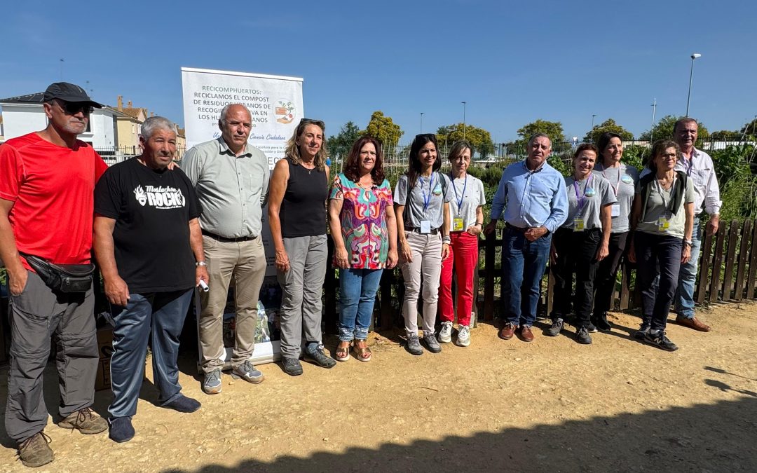 Clausura del proyecto Recicomphuertos en el parque V Centenario [vídeo]