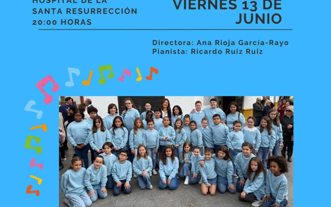 La Escolanía de Utrera celebra su Concierto de Fin de Curso este viernes 13 de junio