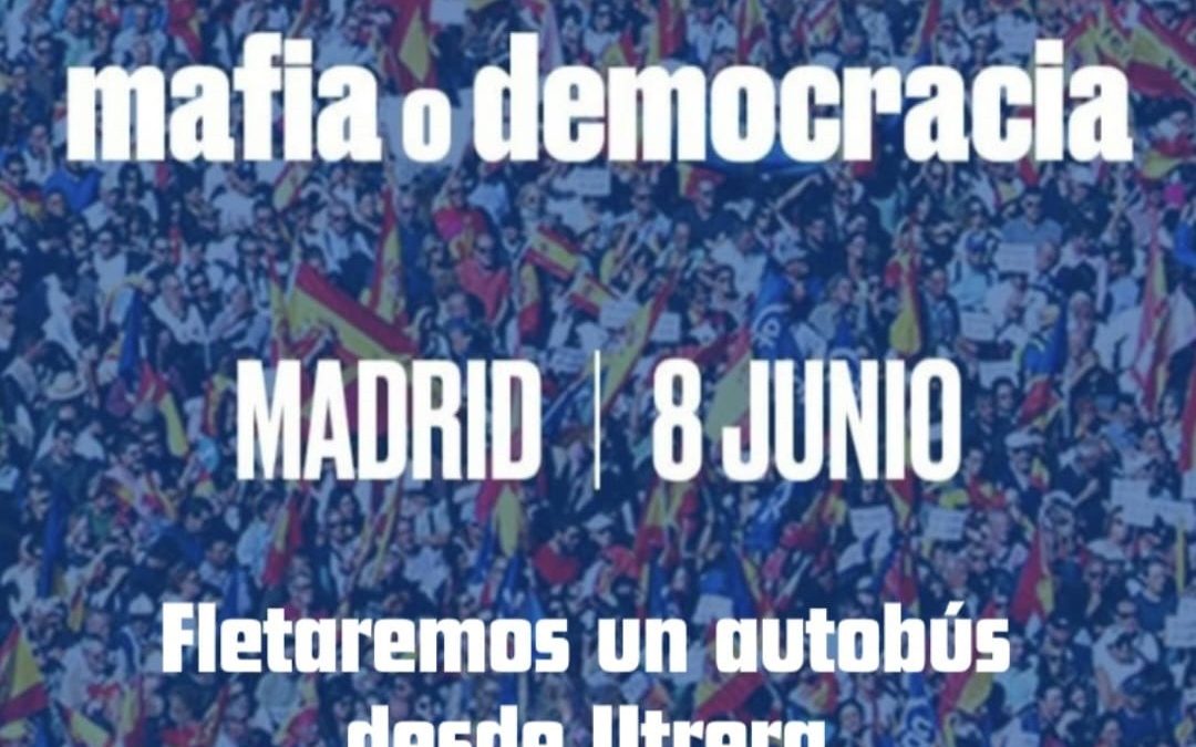 El PP utrerano fletará un autobús para los ciudadanos que acudan a la manifestación en Madrid