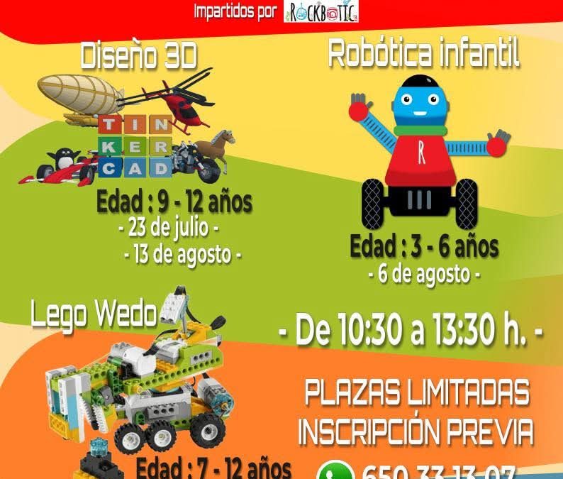 La Biblioteca acoge este verano nuevos talleresgratuitos de robótica, diseño 3D y LEGO