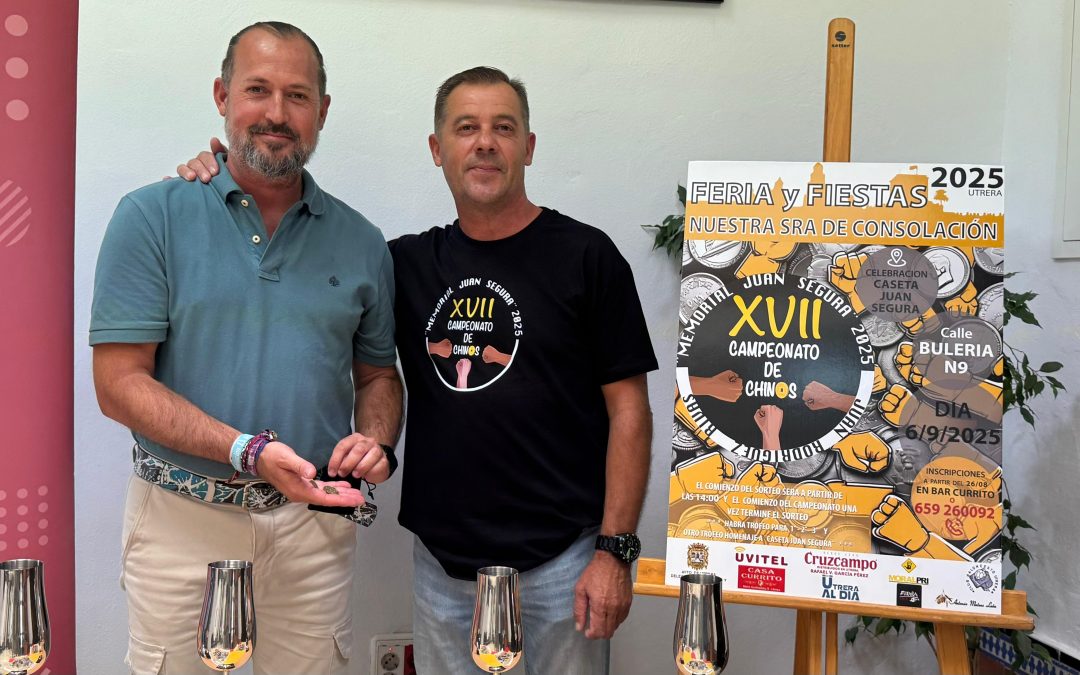 Presentado el cartel del XVII Campeonato de Chinos en la caseta de feria Juan Segura [vídeo]