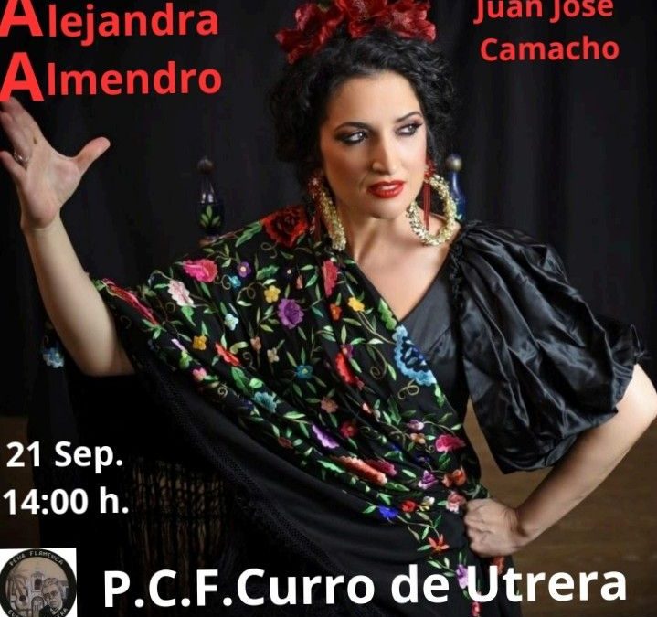 La almonteña Alejandra Almendro ofrece un recital flamenco en Utrera este domingo