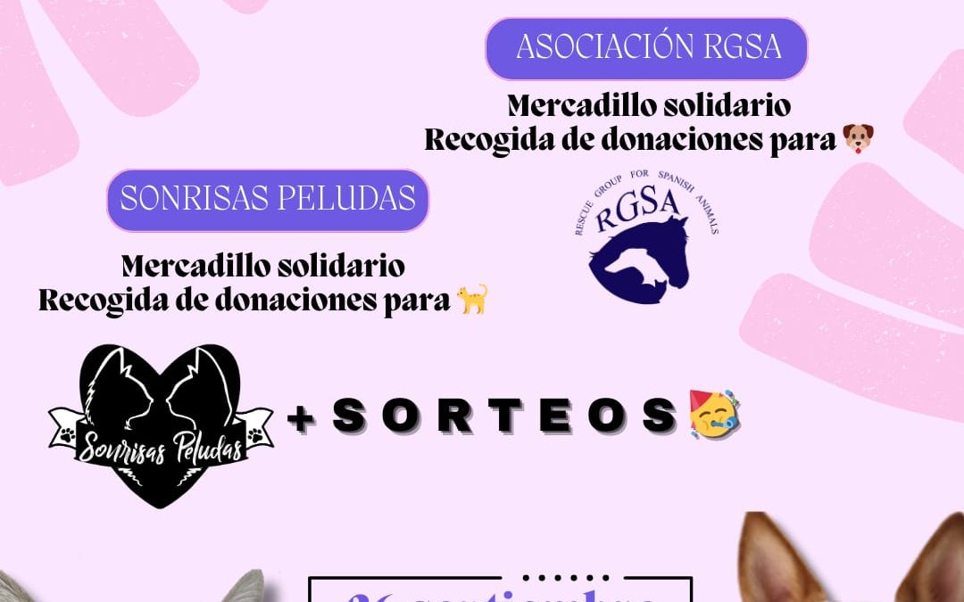 Sonrisas Peludas celebra este viernes una jornada dedicada a los animales rescatados de la localidad