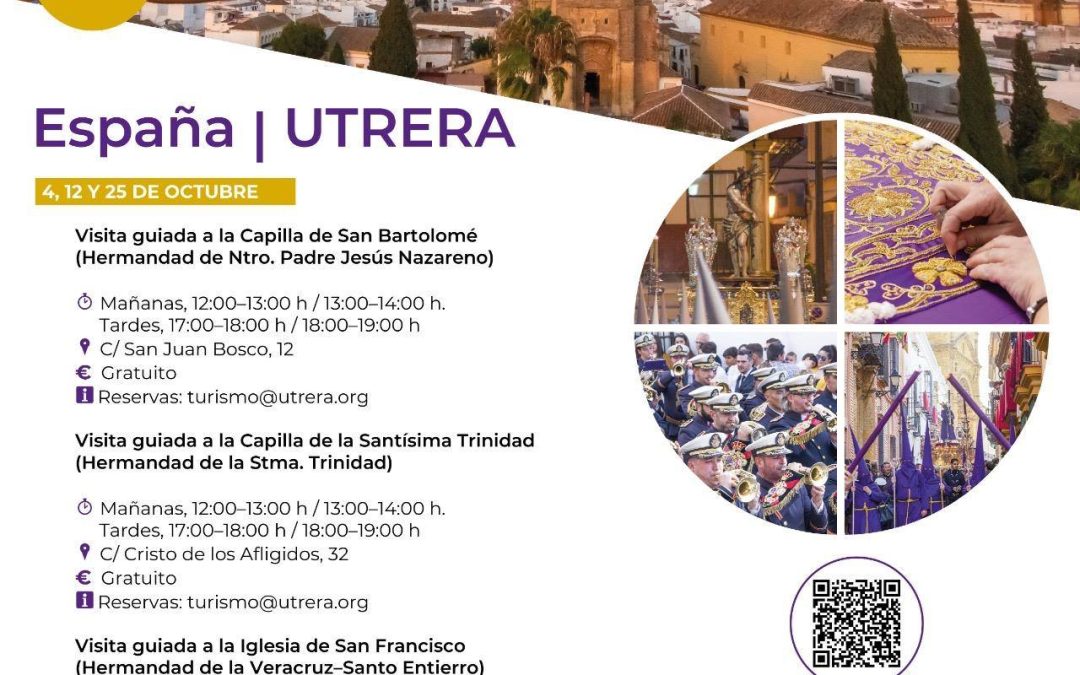 Este sábado inician las visitas por capillas utreranas a través de las IV Jornadas de la Red Europea de Celebraciones de Semana Santa