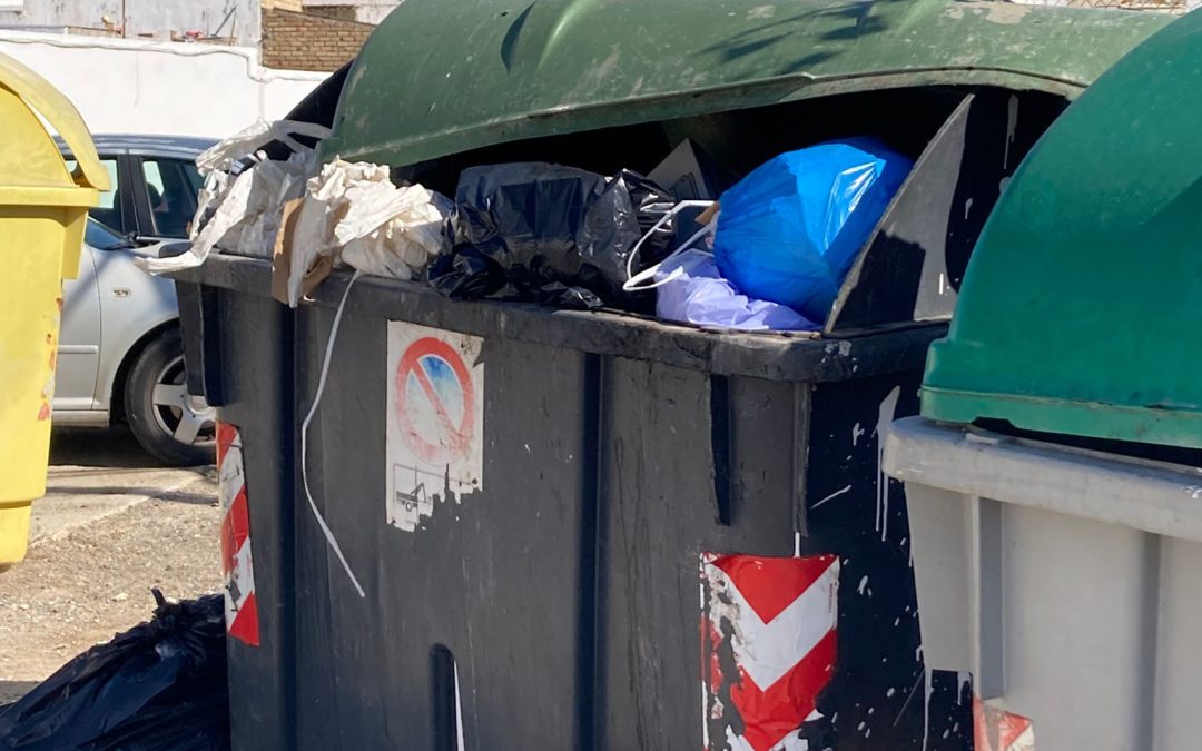 El PSOE denuncia presencia de ratas y un deterioro significativo en los contenedores de la localidad