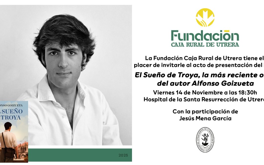 El finalista del Premio Planeta 2023 presentará el viernes 14 de noviembre en el Hospitalito su obra ‘El sueño de Troya’