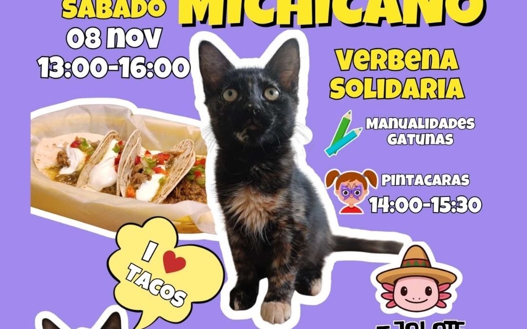 La Asociación Sonrisas Peludas celebra «un almuerzo michicano» a favor de los gatos sin hogar