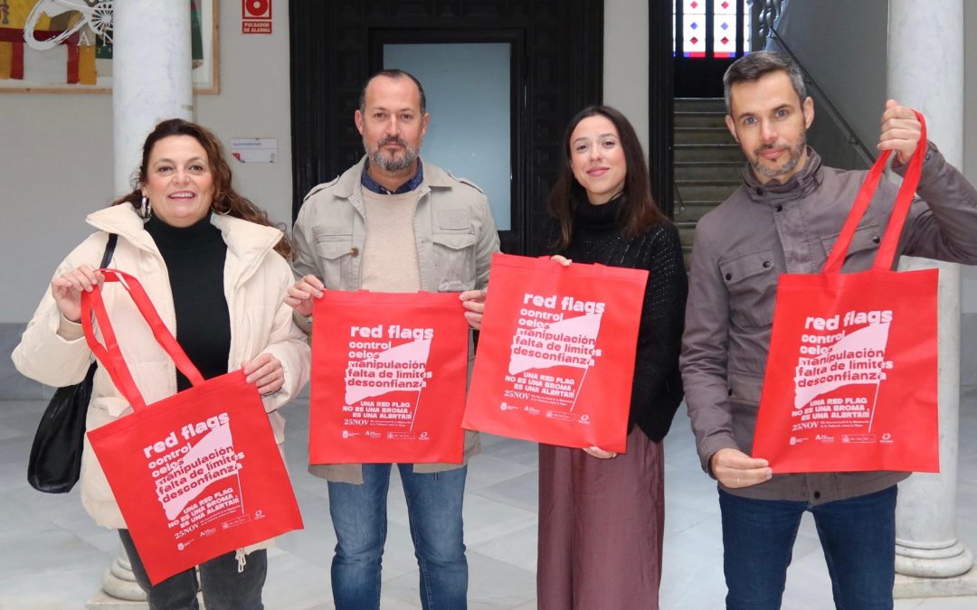 “Red Flags” el concepto bandera roja centra la campaña de la delegación de Igualdad para este 25-N