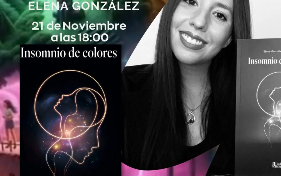 La joven escritora Elena González nos presenta su libro «Insomnio de Colores» en la biblioteca municipal