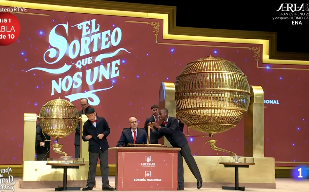 Sigue el Sorteo Extraordinario de la Navidad 2025 en directo