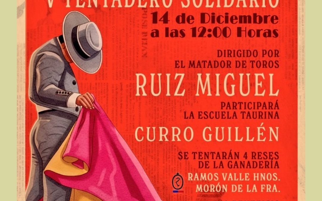 Ruiz Miguel dirigirá el V Tentadero Solidario de Utrera a beneficio de la asociación «Tú Nos Importas»