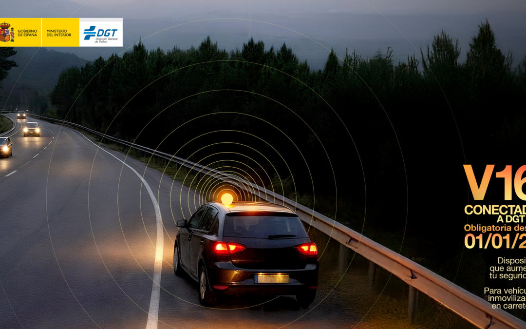 Así será la nueva señalización obligatoria para emergencias en carretera: balizas conectadas a la DGT