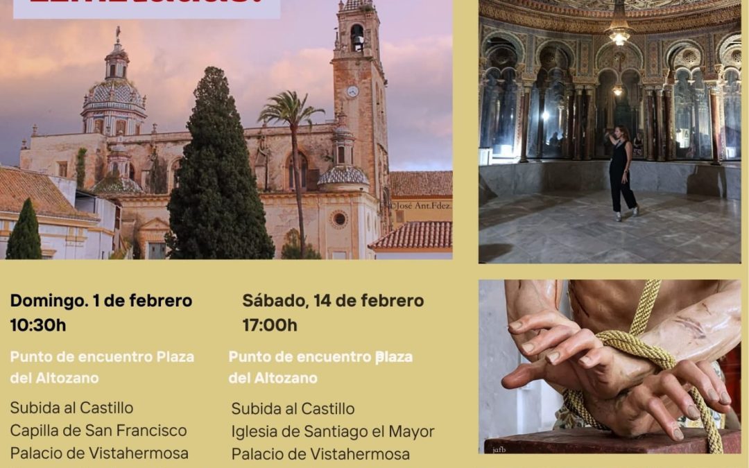 No te quedes sin tu plaza para la visita guiada «Enamórate de Utrera» el 1 y 14 de febrero