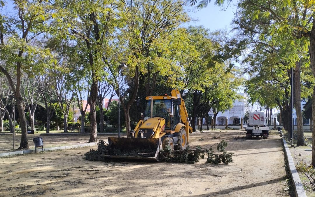 Abiertos los parques de la Vereda, Consolación y la Buena Sombra tras el paso del temporal de lluvia