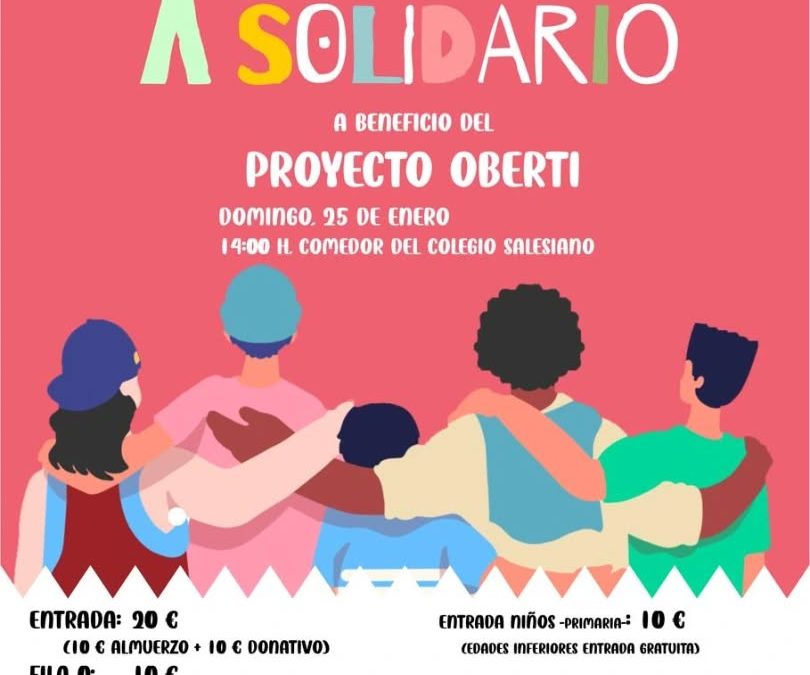 X Almuerzo Solidario a beneficio de los niños del Proyecto Oberti el 25 de enero