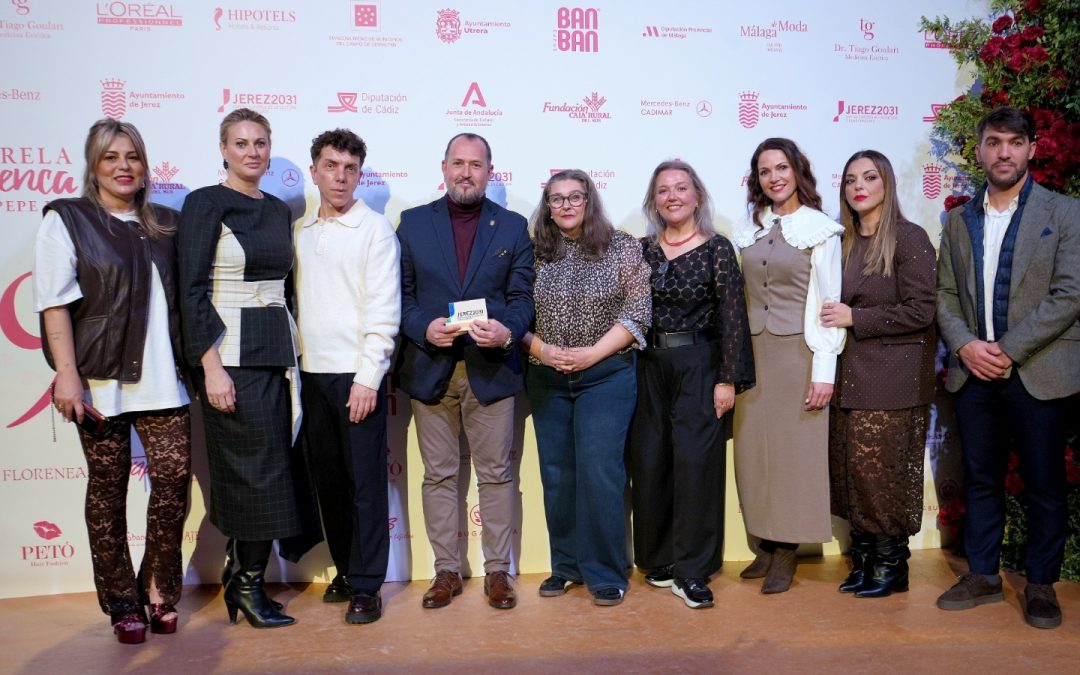 Presentadas las colecciones de los cinco diseñadores utreranos en la Pasarela Flamenca Tío Pepe 2025