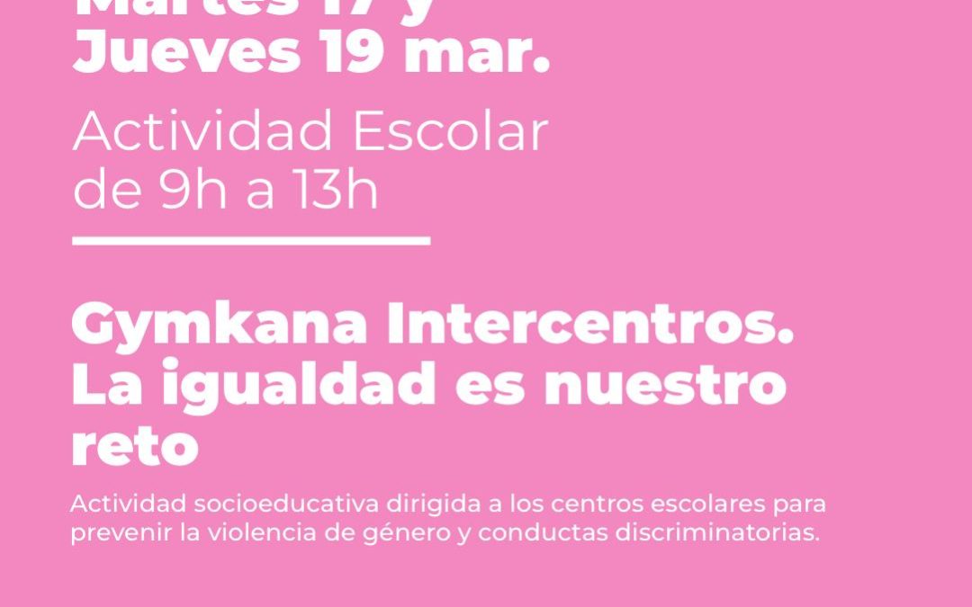 Los institutos de Utrera participan en la Gymkana intercentros con motivo del 8M