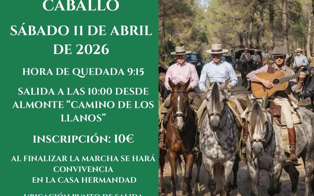 La Hermandad del Rocío de Utrera organza su VIII Marcha a Caballo el 11 de abril