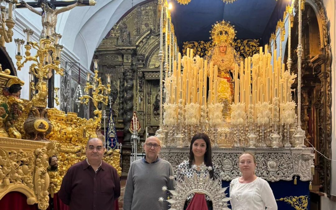 La Virgen de las Angustias portará la diadema de plata de la Virgen de los Desamparados el Viernes Santo