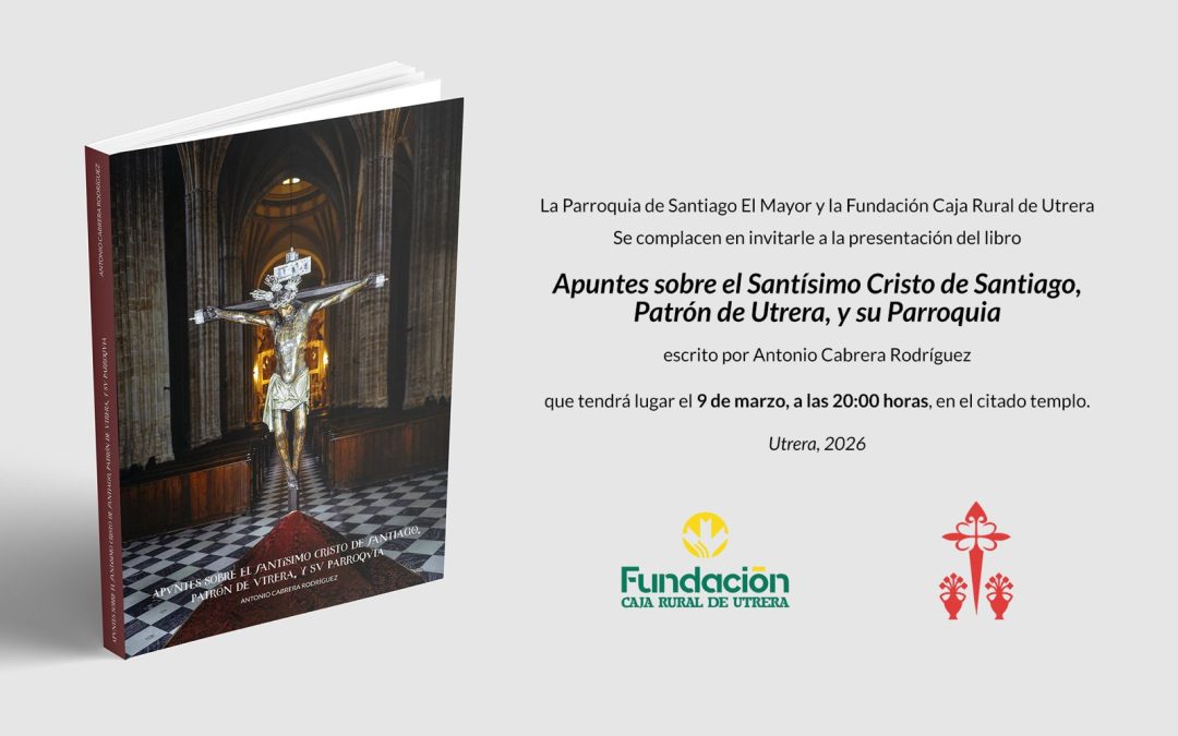 Antonio Cabrera presenta su obra dedicada al Cristo de Santiago y a su Parroquia