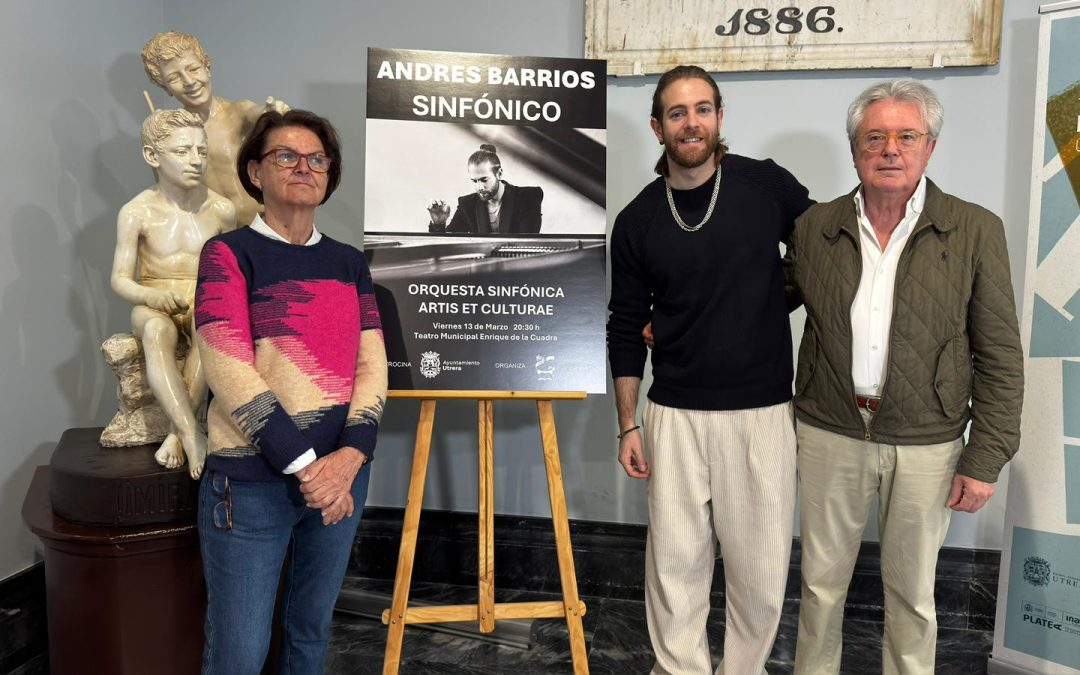 Andrés Barrios tocará en Utrera junto a la Orquesta Sinfónica de Artis et Culturae el 13 de marzo (vídeo)