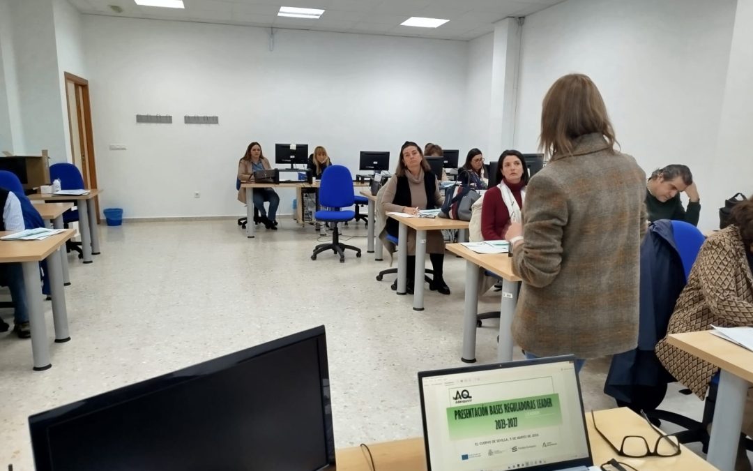 Personal técnico de la Oficina Comarcal Agraria de Utrera participan en jornadas de ADELQUIVIR