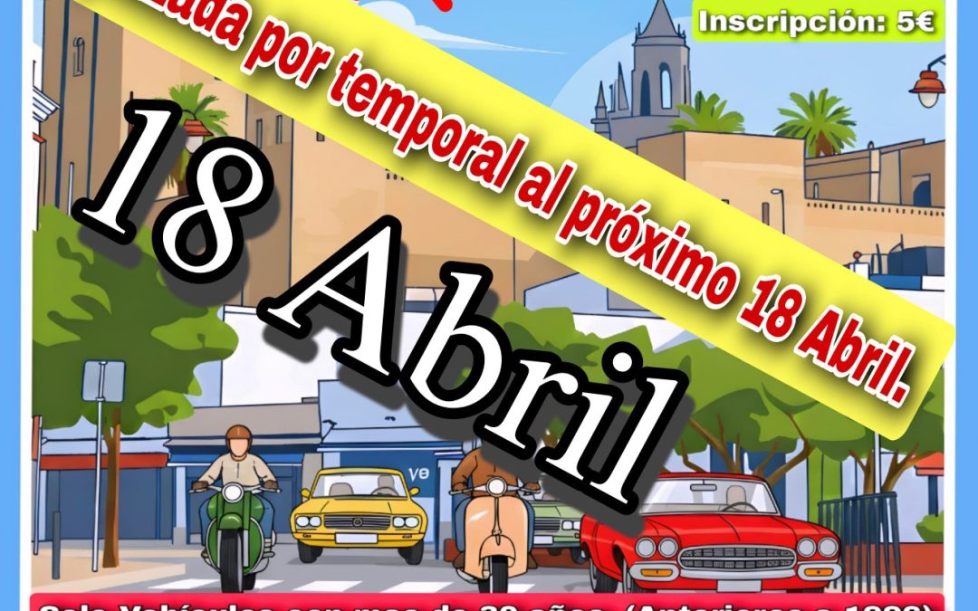 IX Concentración de Vehículos Clásicos este 18 de abril en Utrera