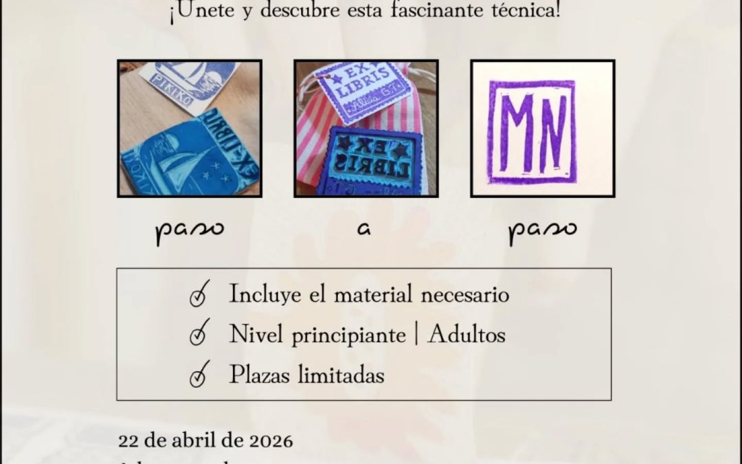 II Taller de Ex Libris con Martina-up por el Día del Libro en la Biblioteca