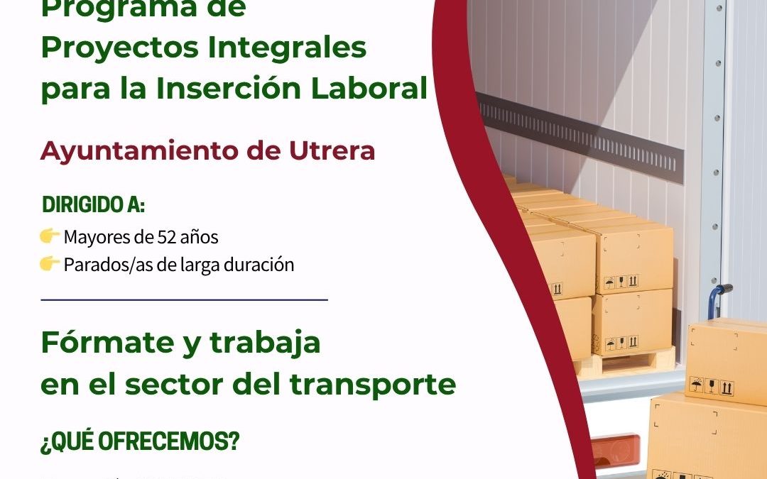 El Ayuntamiento de Utrera impulsa una nueva formación en transporte para mayores de 52 años