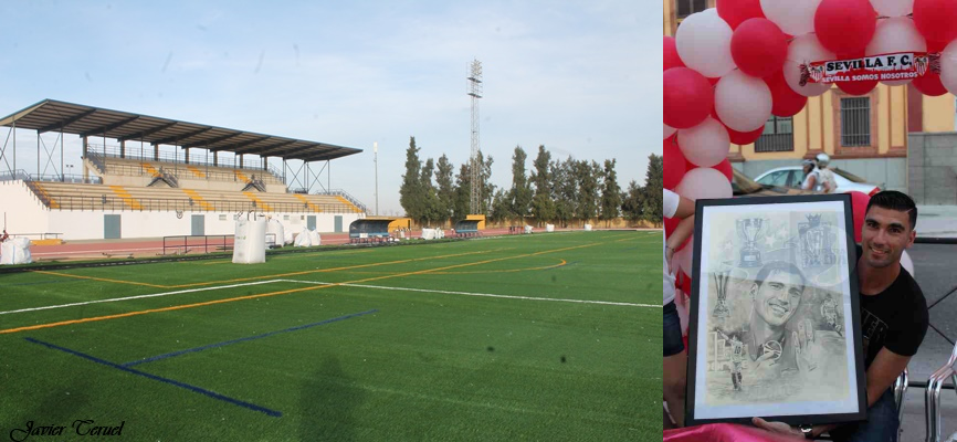 Utrera rinde homenaje a José Antonio Reyes dando su nombre al Estadio Municipal de Vistalegre
