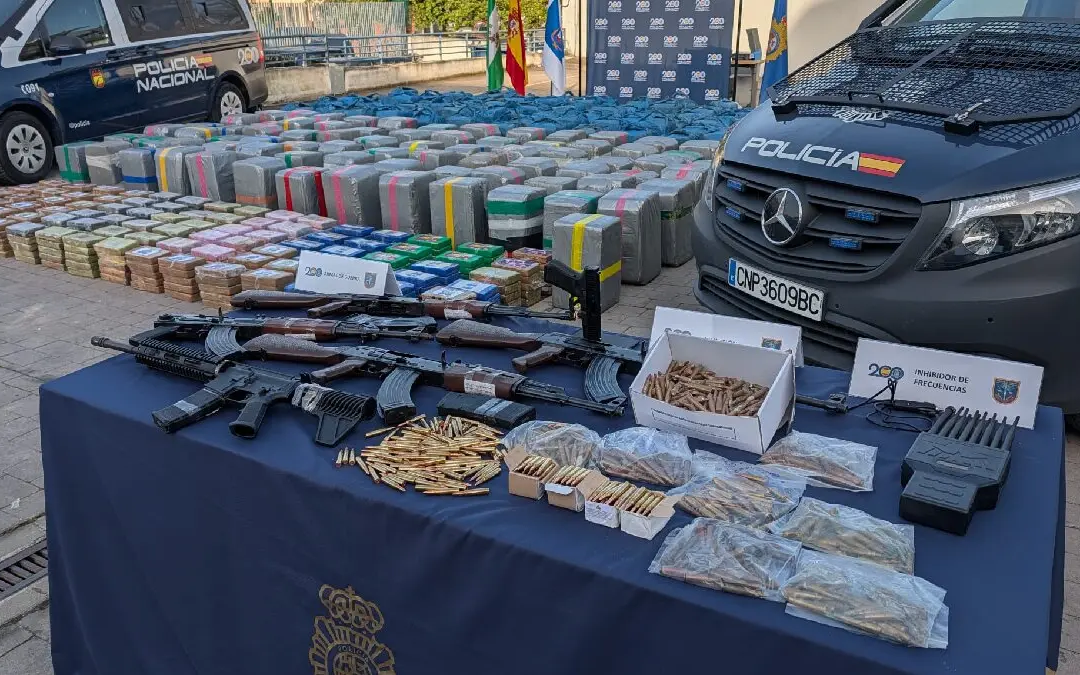 Utrera, epicentro de una red criminal que introdujo cinco toneladas de cocaína a través de Huelva