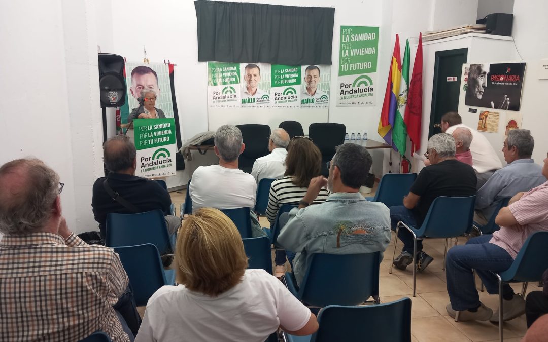 La formación POR ANDALUCÍA ha celebrado un acto público de campaña con la intervención de Antonio Rodrigo Torrijos