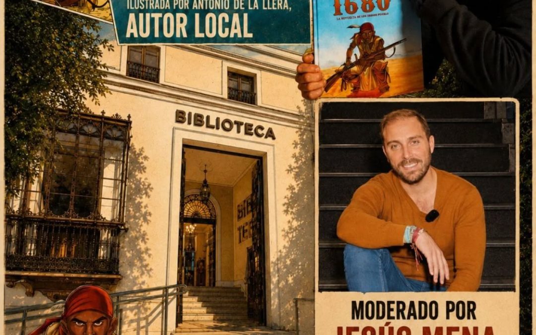 La biblioteca de Utrera acoge la presentación del cómic «1680: La revuelta de los indios pueblo»