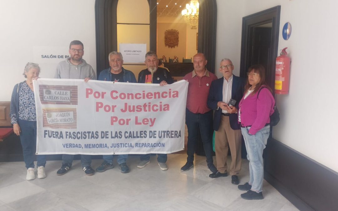 IU, Partido Comunista de Andalucía, CCOO y Construyendo RedPública exigen a Ayuntamiento de Utrera la retirada de nombres franquistas del callejero