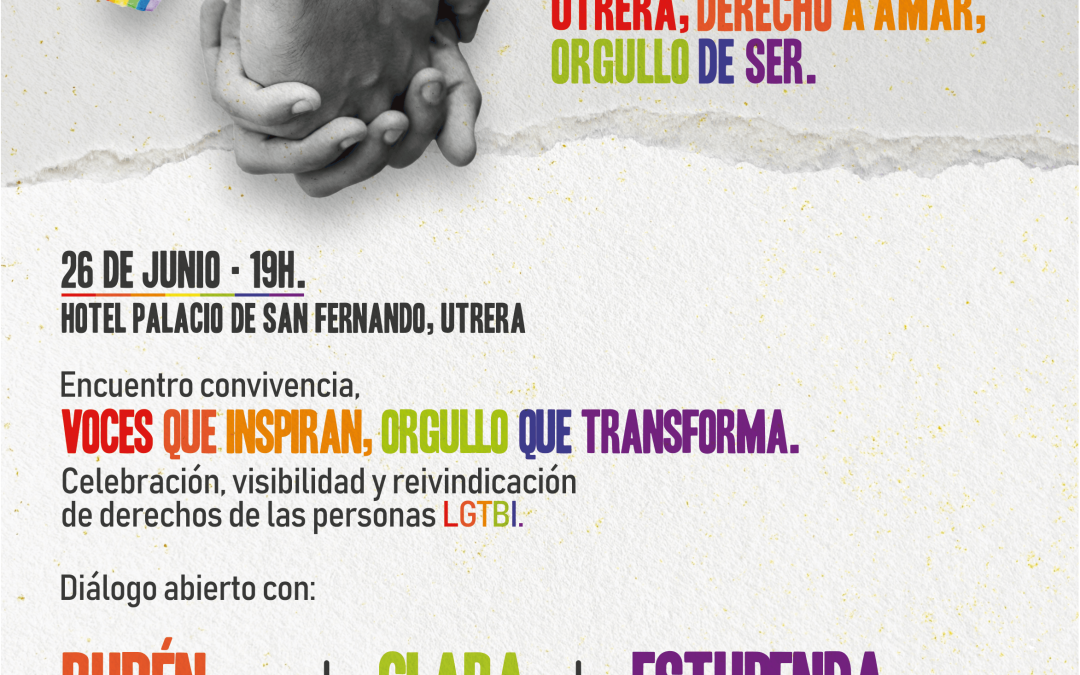 Utrera conmemora el Día Internacional del Orgullo LGTB con una mesa redonda sobre visibilidad, diversidad e inclusión