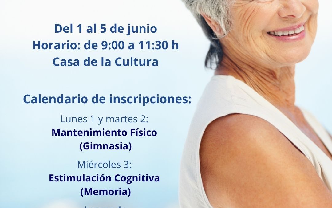 Abierto el plazo de inscripción para los Talleres de Mayores 2026