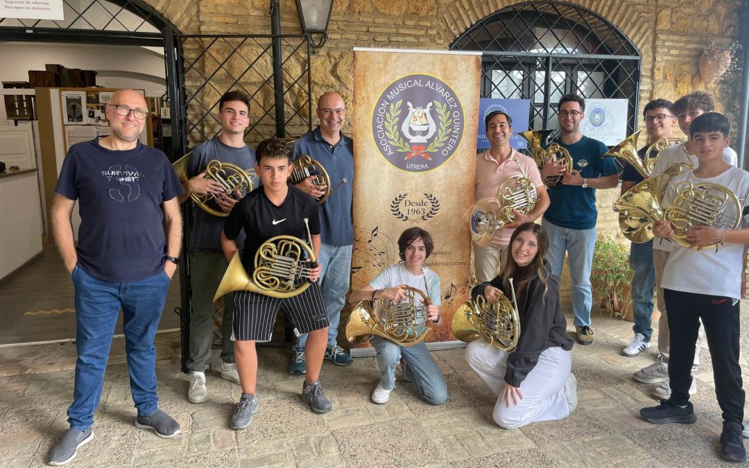 La Asociación Musical “Álvarez Quintero” clausura con un concierto su primer Aula de Alto Rendimiento de Trompa en Utrera