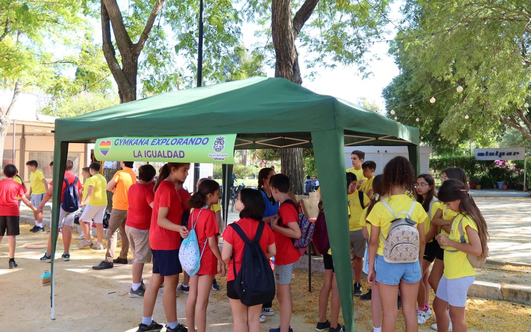 Más de 200 escolares participan en el Arcoíris Humano para promover el respeto, la diversidad y la inclusión