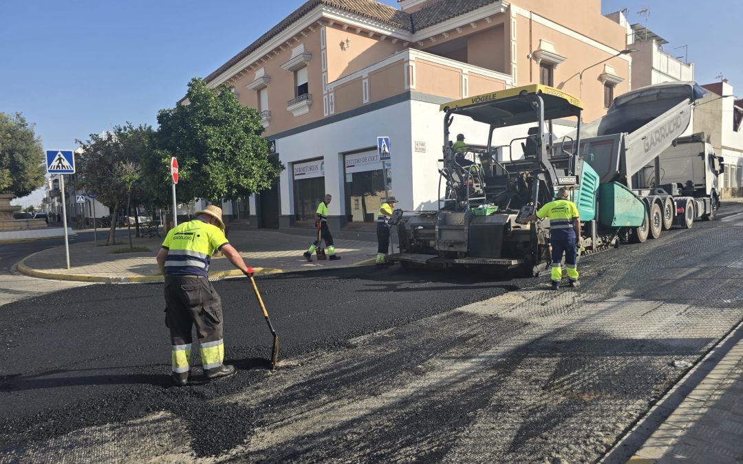 Continúa el Plan de Asfaltado hasta completar un total de nueve vías terminadas en esta semana