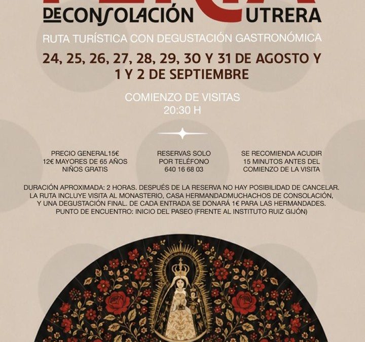 Vuelve la oferta turística «Descubre la Feria de Consolación» en su IV Edición