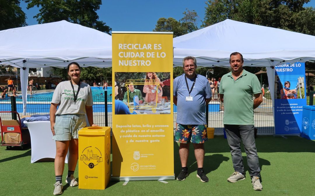 Inicia en Trajano la campaña de concienciación del consistorio utrerano «Sumérgete en el reciclaje»