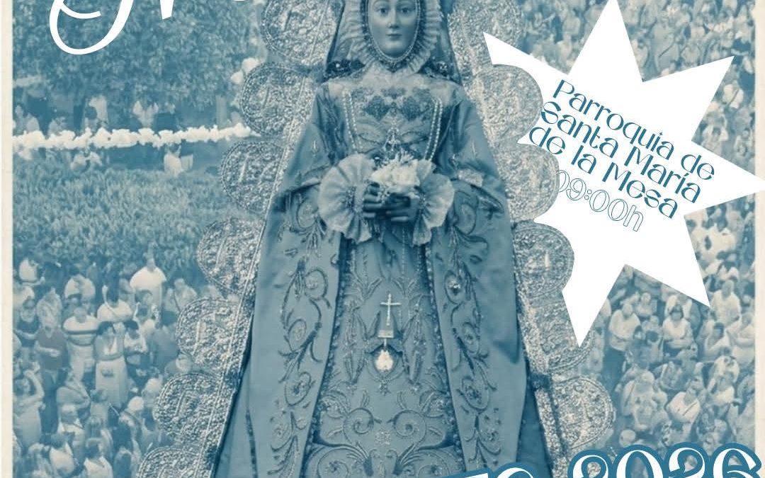 La parroquia de Santa María se prepara para los solemnes cultos de la Virgen de la Mesa y su estival procesión
