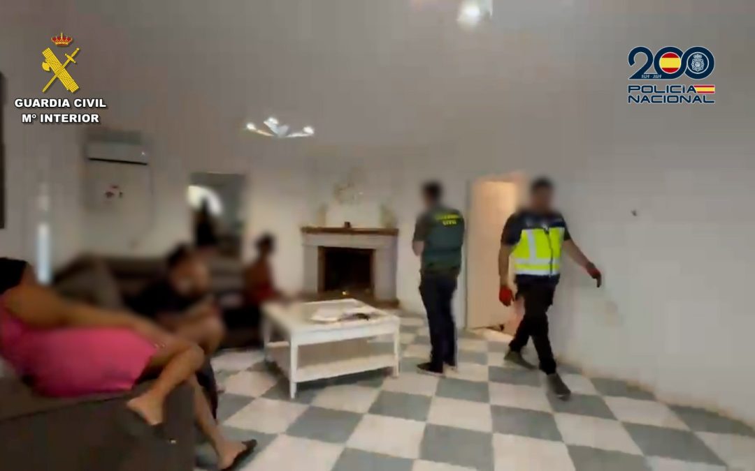 Desarticuladas dos organizaciones criminales dedicadas a la explotación sexual de mujeres que operaban en Utrera y otros municipios (vídeo)