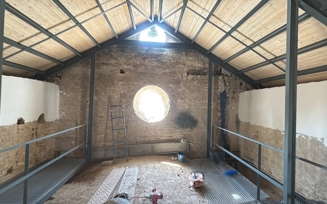 Finalizadas las obras en la cubierta de la Capilla de San Francisco del Cementerio Municipal