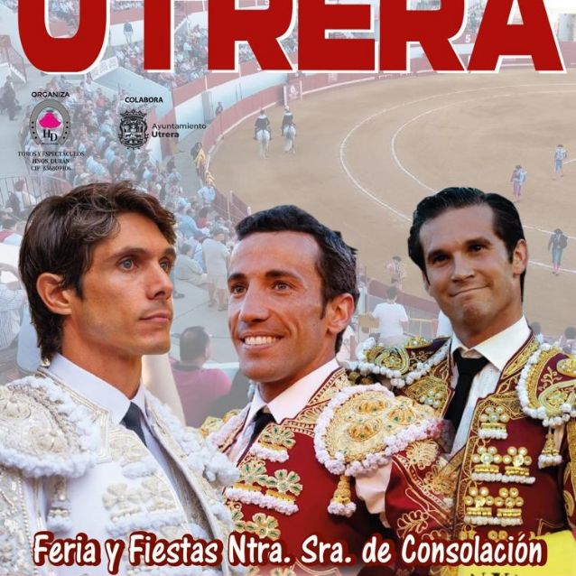 La Plaza de Toros de Utrera tiene ya conformado su cartel para la Feria de Consolación 2026 con Castella, David de Miranda y Curro Durán